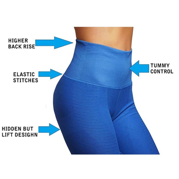 High compression workout leggings capri - Picture 4 of 4